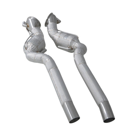 FERRARI 12CILINDRI DOWNPIPES WITH 200 CELL CATALYTIC CONVERTERS