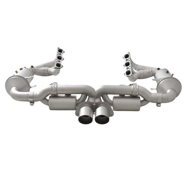 PORSCHE 911 992.1/992.2 GT3 & GT3 RS FULL EXHAUST SYSTEM WITH 200 CELL CATALYTIC CONVERTER