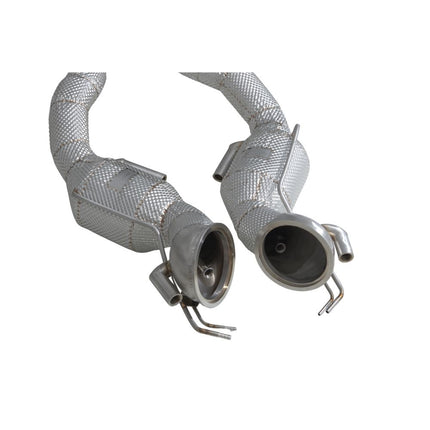 FERRARI 12CILINDRI DOWNPIPES WITH 200 CELL CATALYTIC CONVERTERS