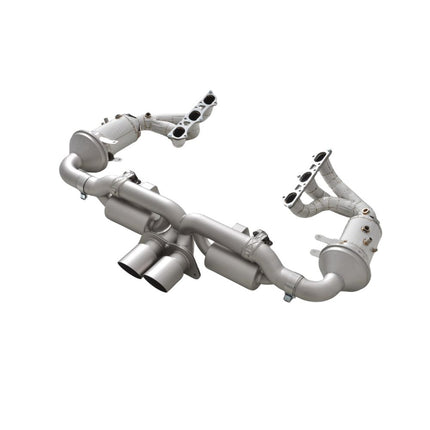 PORSCHE 911 992.1/992.2 GT3 & GT3 RS FULL EXHAUST SYSTEM WITH 200 CELL CATALYTIC CONVERTER