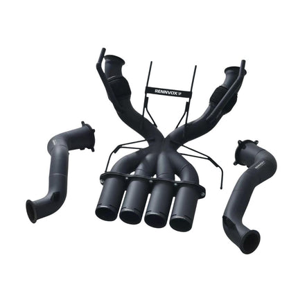 MCLAREN 765LT COMPLETE VALVED EXHAUST SYSTEM WITH 200 CELL SPORTS CATALYTIC CONVERTERS