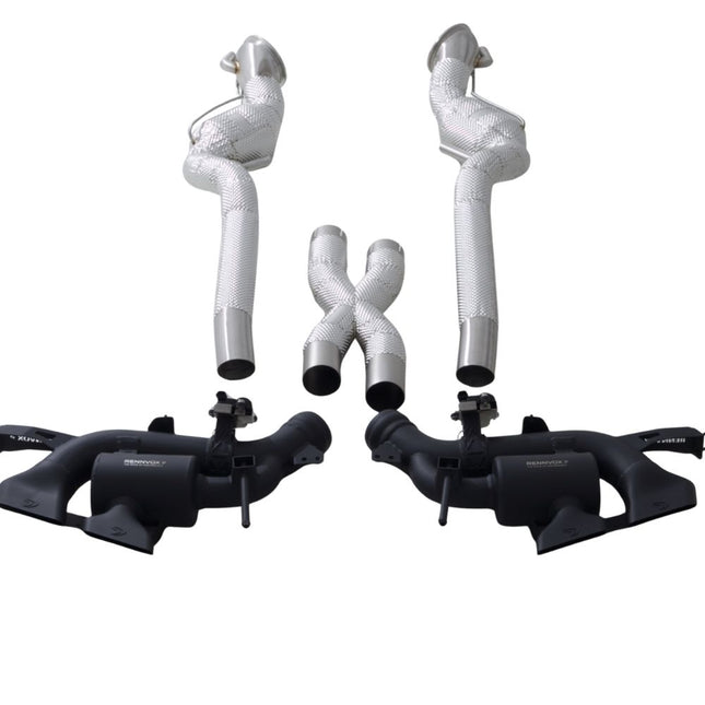 FERRARI 12CILINDRI COMPLETE EXHAUST SYSTEM WITH 200 CELL SPORTS CATALYTIC CONVERTERS
