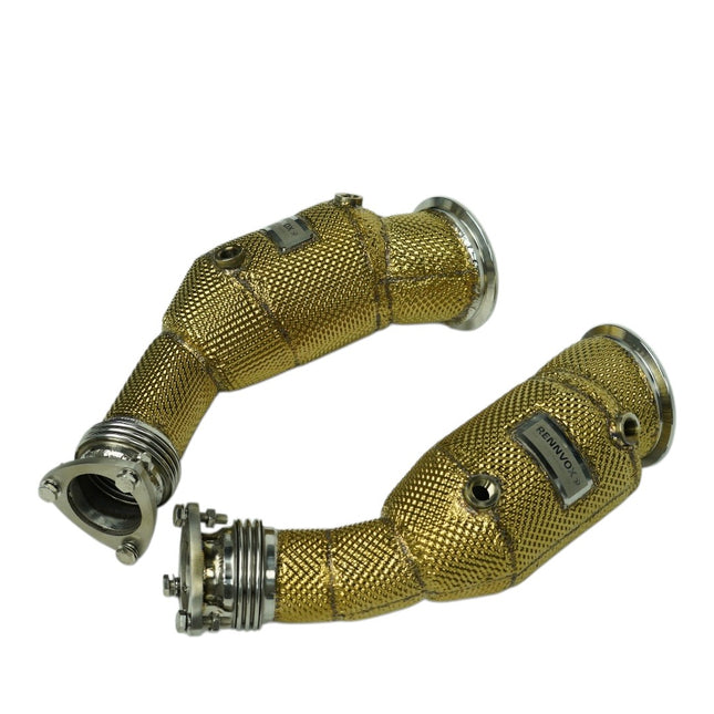 ASTON MARTIN DB11 V12 DOWNPIPE WITH 200 CELL CATALYTIC CONVERTER