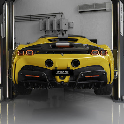 FERRARI SF90 COMPLETE VALVED EXHAUST SYSTEM WITH 200 CELL SPORTS CATALYTIC CONVERTERS