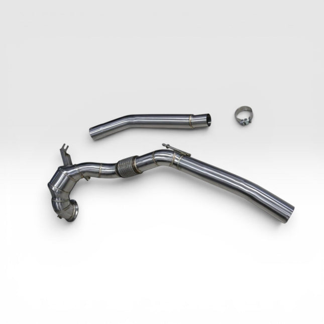 RENNVOX 200 CELL SPORTS CATTED DOWNPIPE FOR VOLKSWAGEN GOLF R MK8